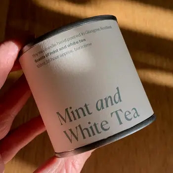 Mint & White Tea Soy Wax Candle Tin